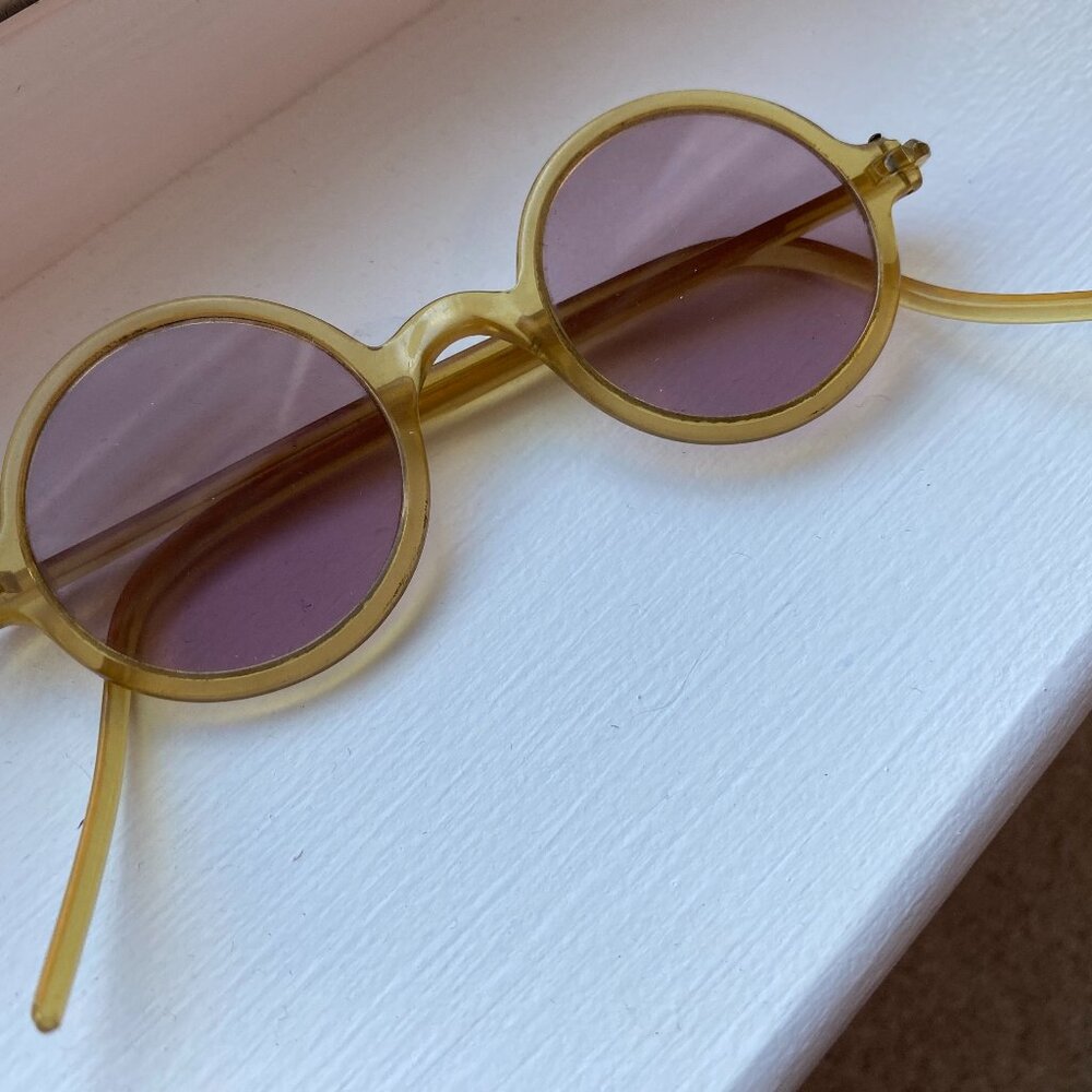 Authentic 1930's Rose Colored Sunglasses